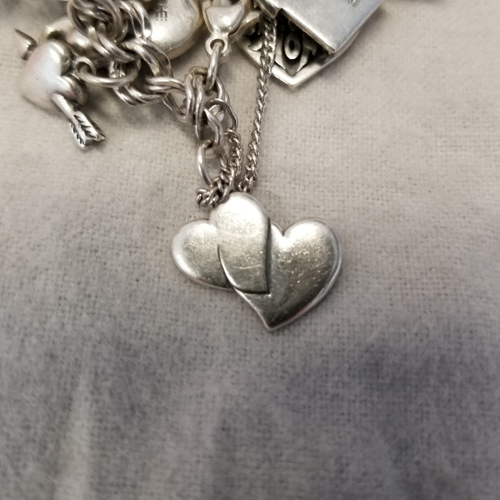 James Avery Two Solid Hearts - Retired